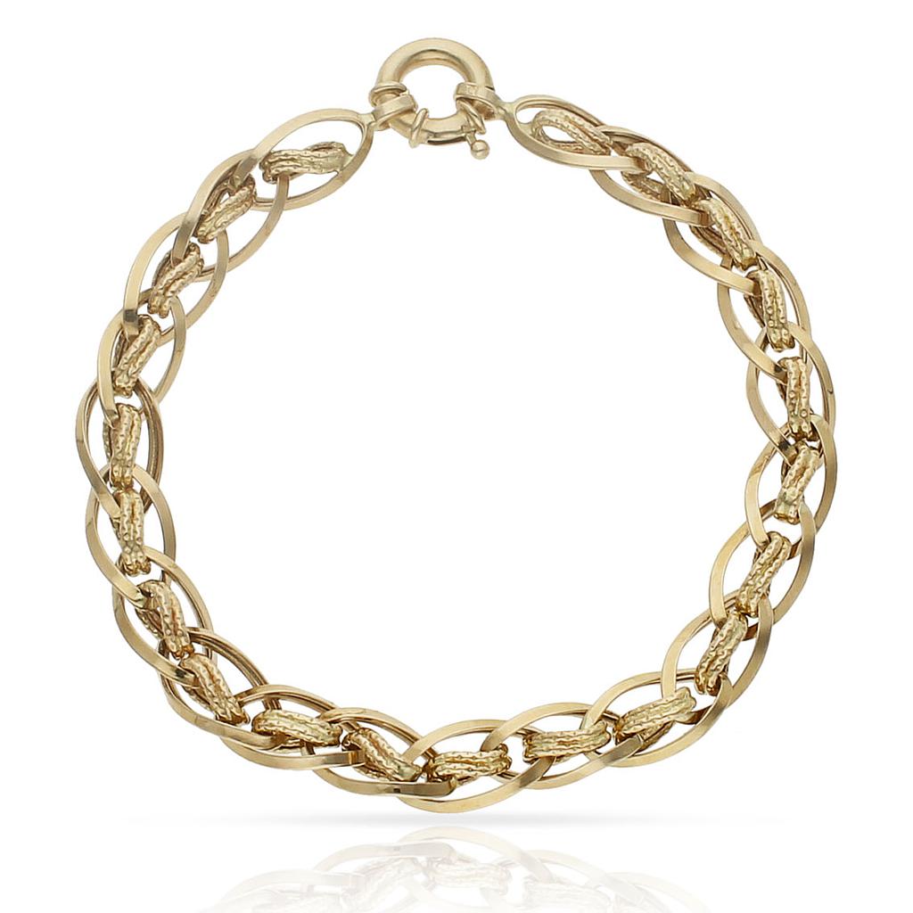 PULSERA ORO 18KL TROQUELADA