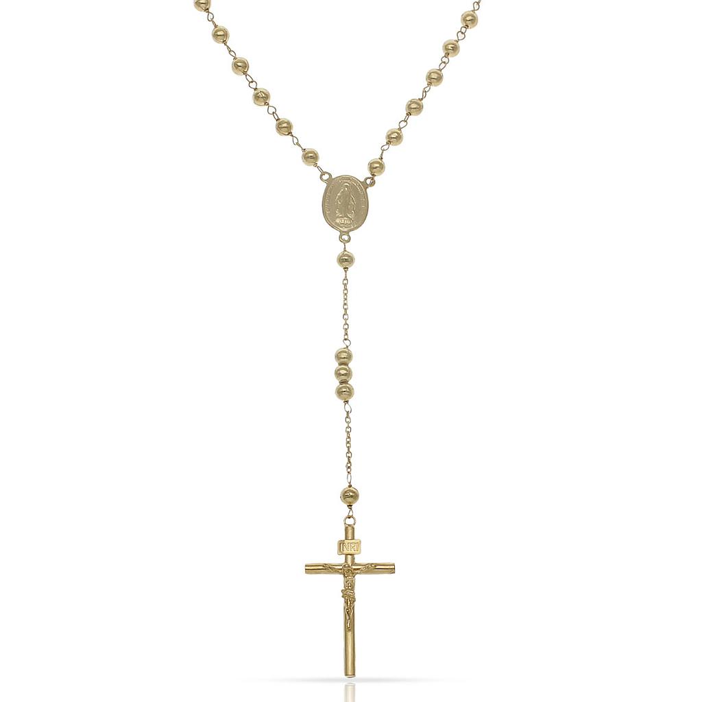 ROSARIO ORO 18KL BOLA 4MM