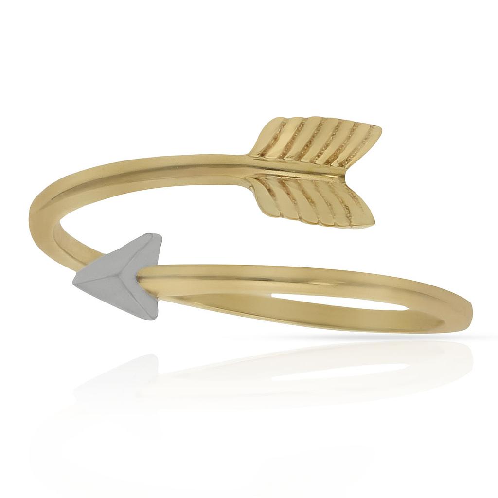 SORTIJA ORO 18KL FLECHAS AMOR