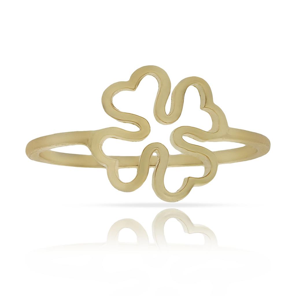 SORTIJA ORO 18KL TREBOL