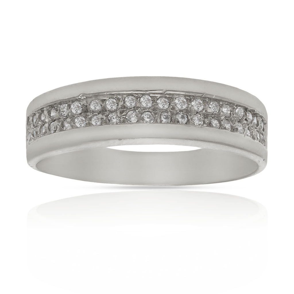 SORTIJA ORO BLANCO 18KL CIRCONITAS