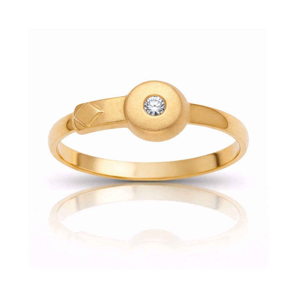 SORTIJA ORO 18KL CIRCONITA