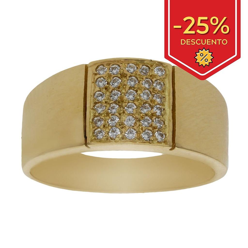 SORTIJA ORO 18KL CIRCONITAS