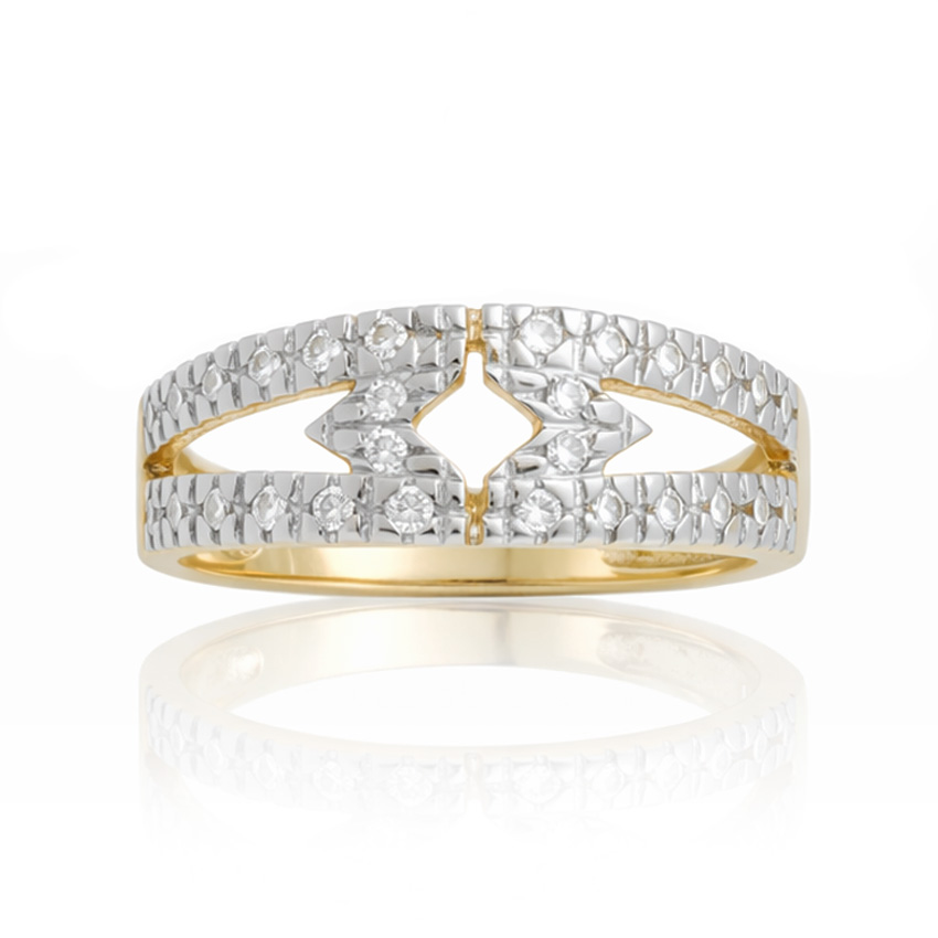 SORTIJA ORO 18KL CIRCONITAS