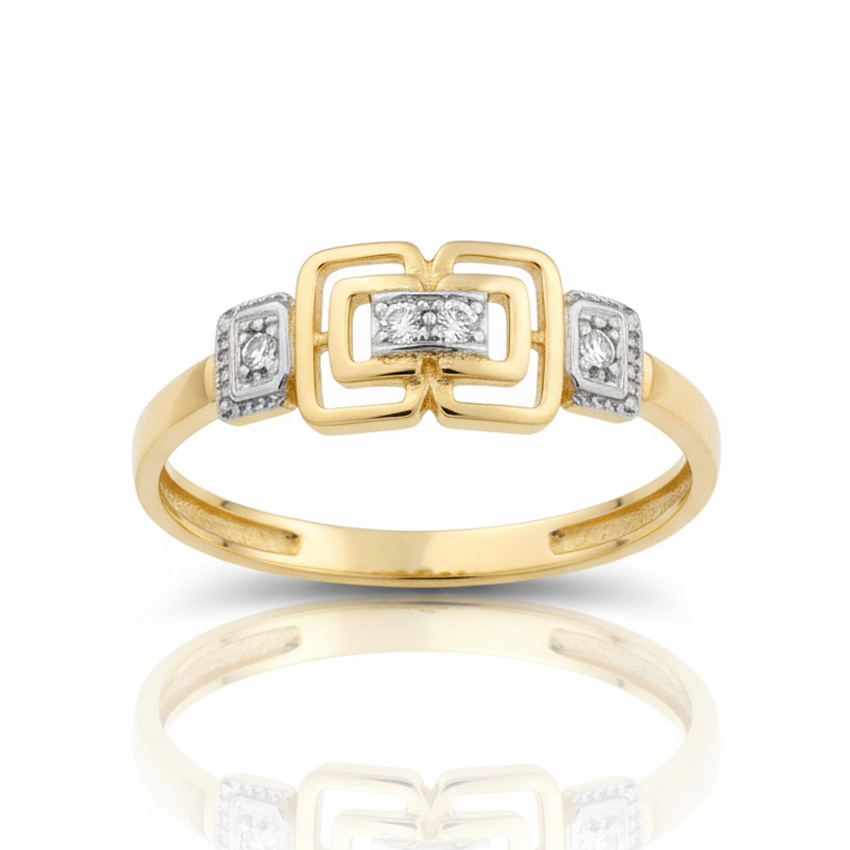 SORTIJA ORO 18KL CIRCONITAS