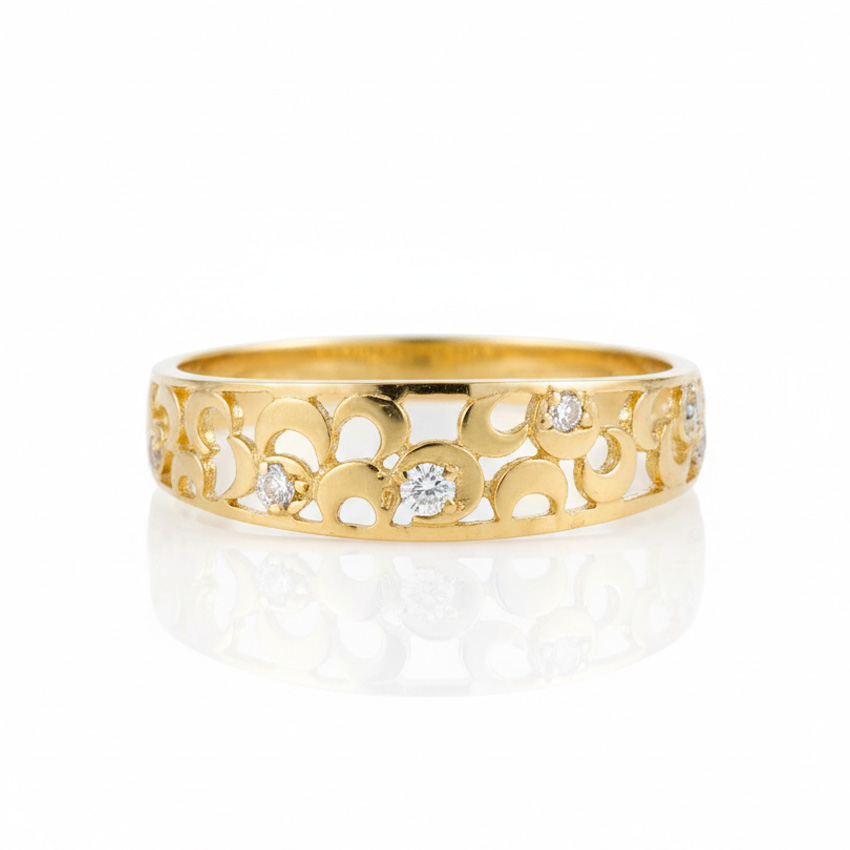 SORTIJA ORO 18KL CIRCONITAS