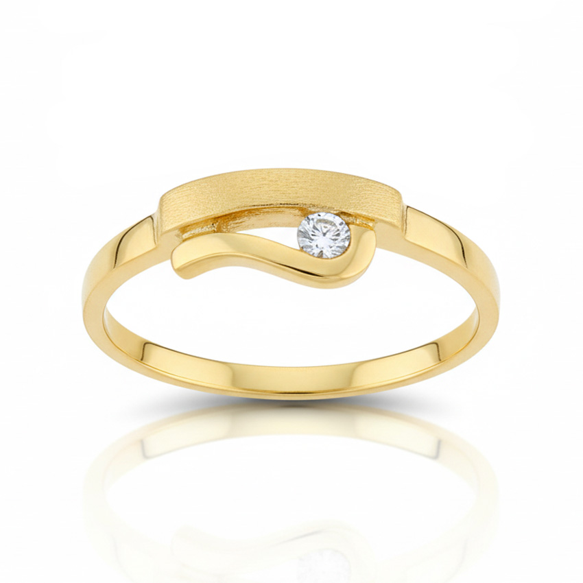 SORTIJA ORO 18KL CIRCONITA