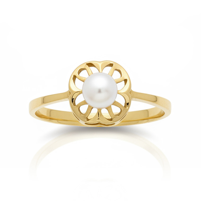 SORTIJA ORO 18KL PERLA CULTIVADA