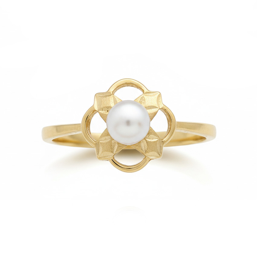 SORTIJA ORO 18KL PERLA CULTIVADA