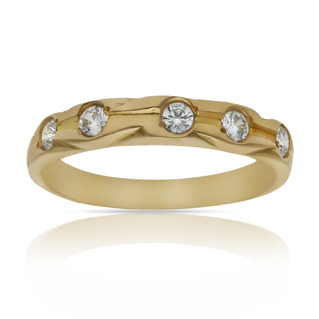 SORTIJA ORO 18KL CIRCONITAS