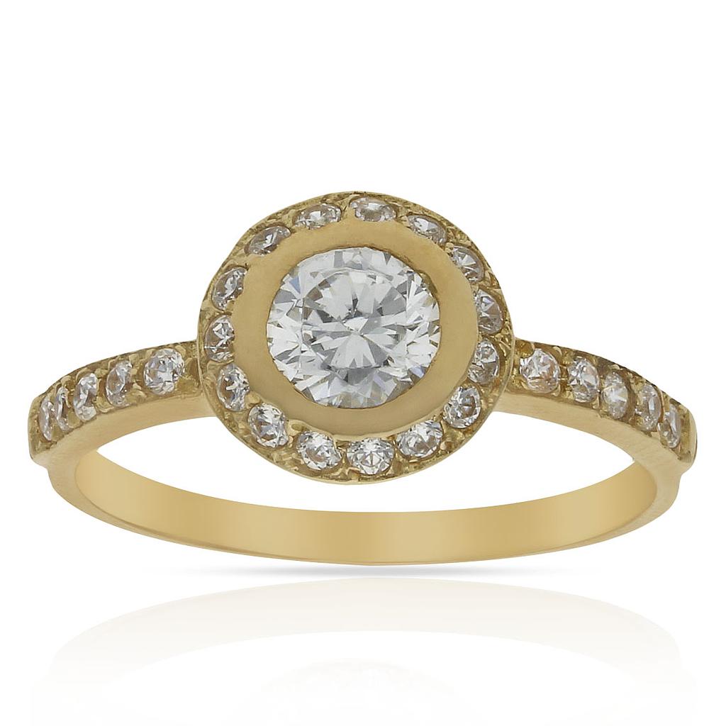 SORTIJA ORO 18KL CIRCONITAS