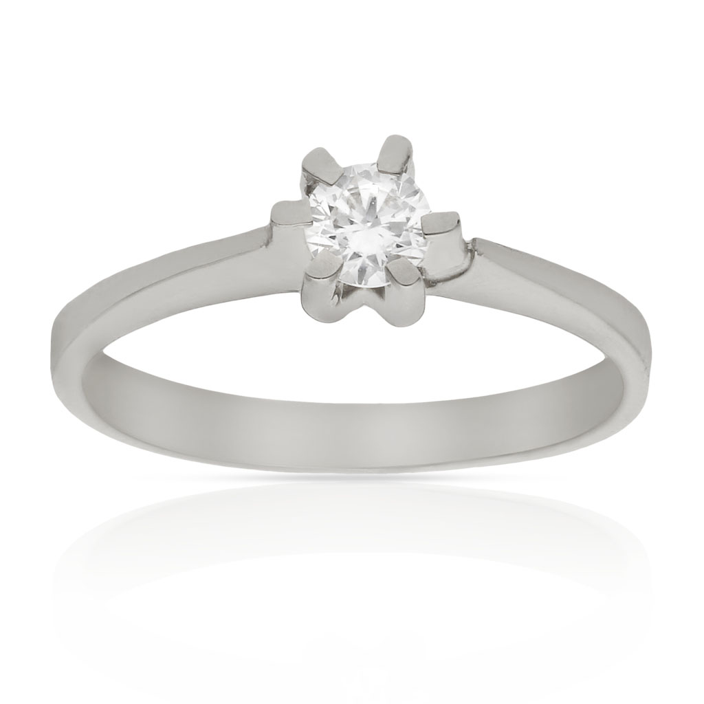 SORTIJA ORO BLANCO 18KL CIRCONITA