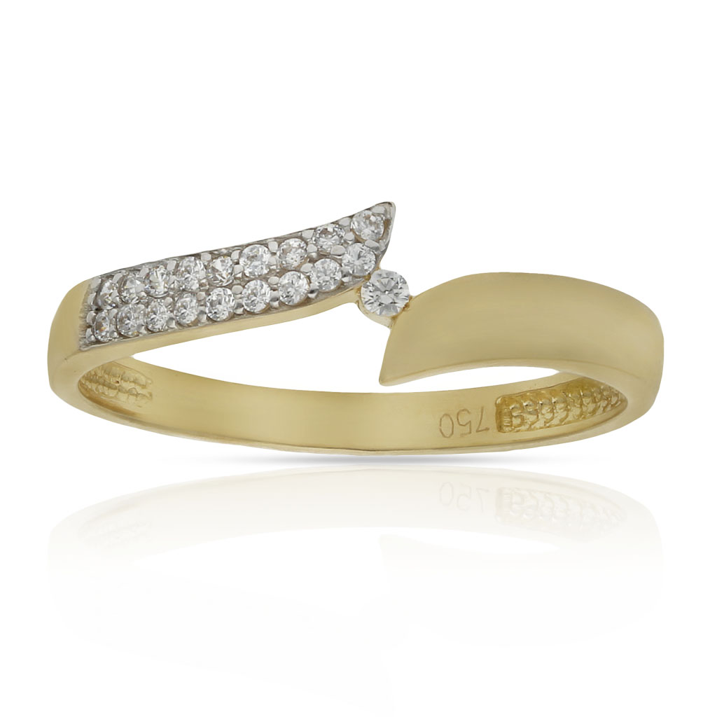 SORTIJA ORO 18KL CIRCONITAS