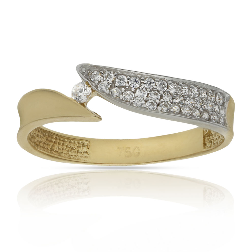 SORTIJA ORO 18KL CIRCONITAS