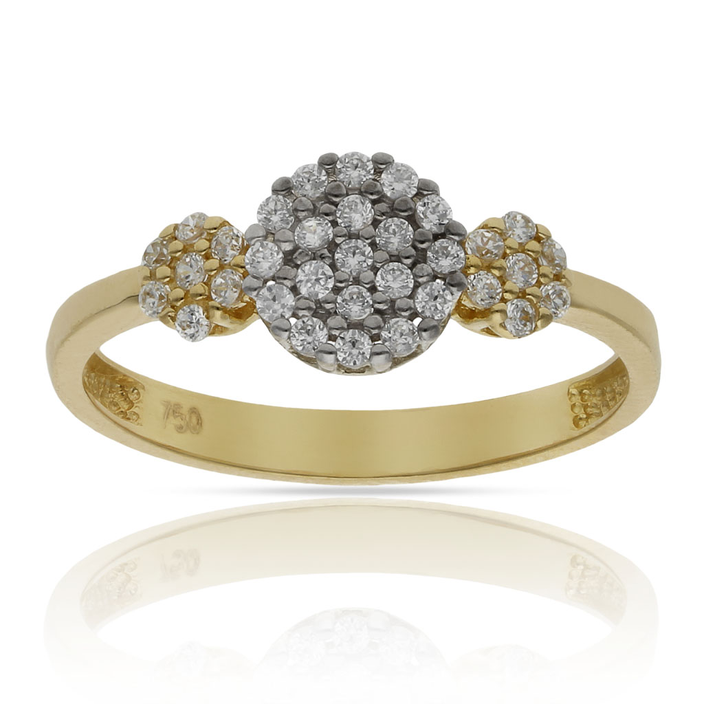 SORTIJA ORO 18KL CIRCONITAS