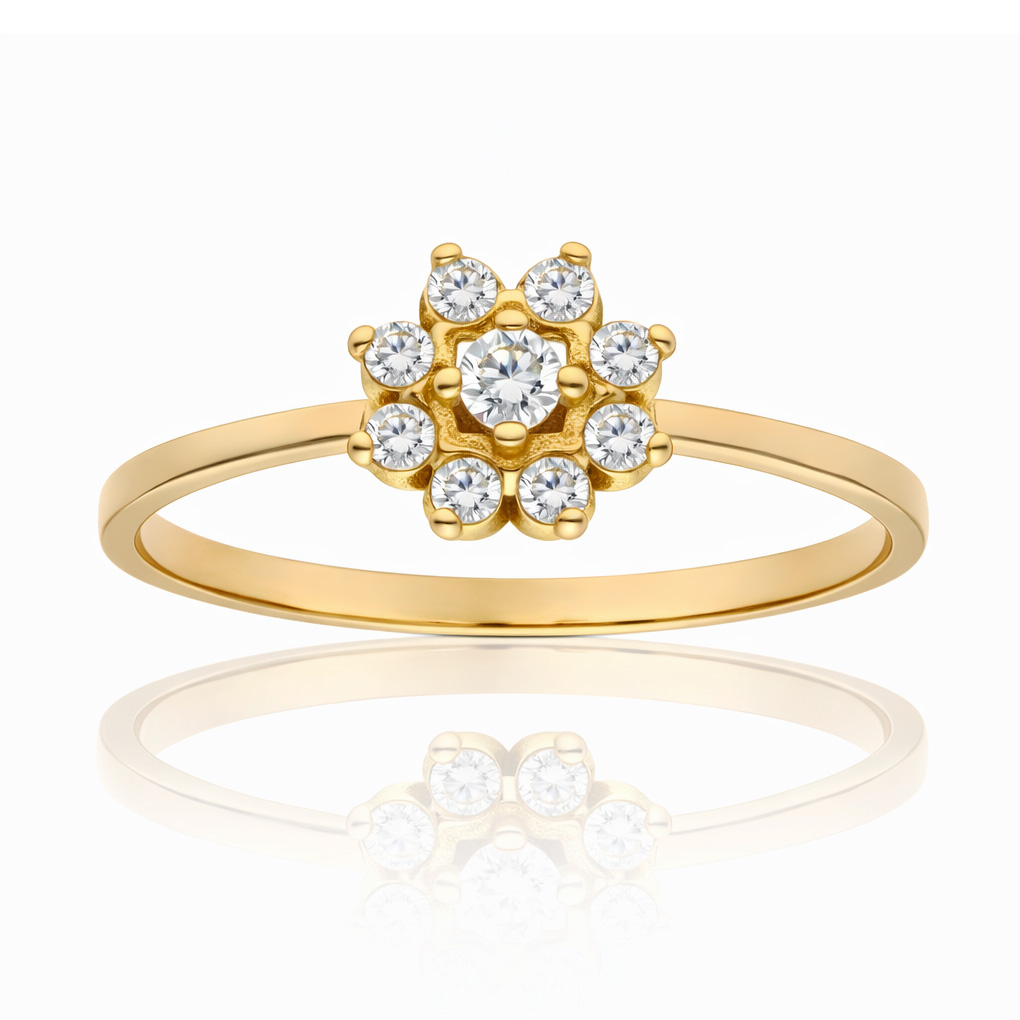 SORTIJA ORO 18KL CIRCONITAS