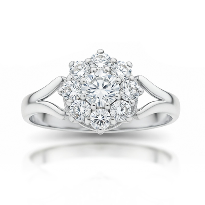 SORTIJA ORO BLANCO 18KL CIRCONITAS