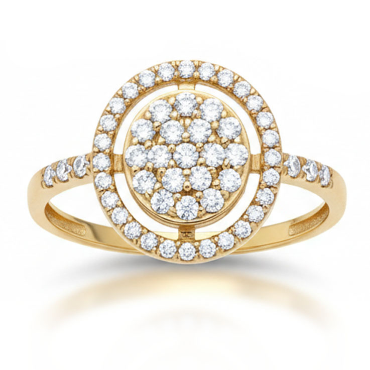 SORTIJA ORO 18KL CIRCONITAS