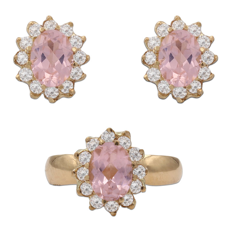 SORTIJA ORO 18KL NANO MORGANITA