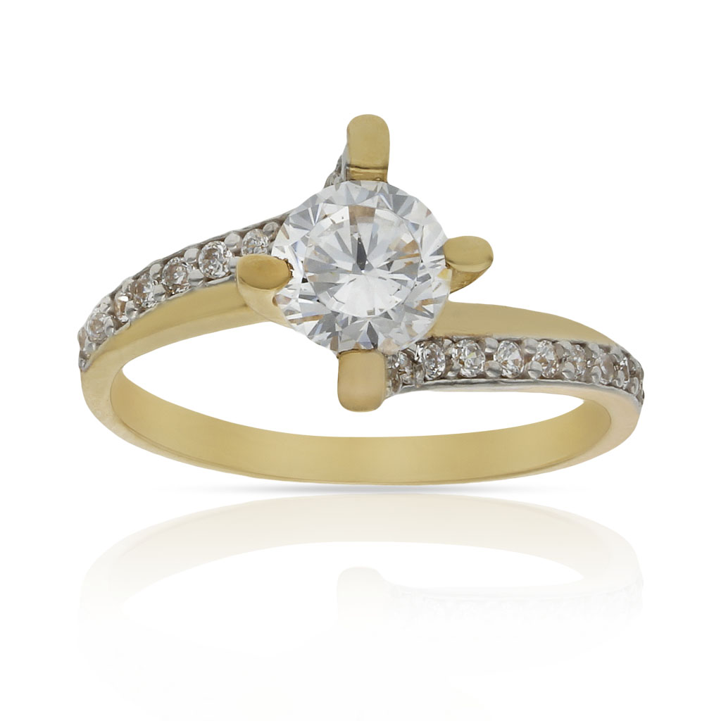 SORTIJA ORO 18KL CIRCONITAS