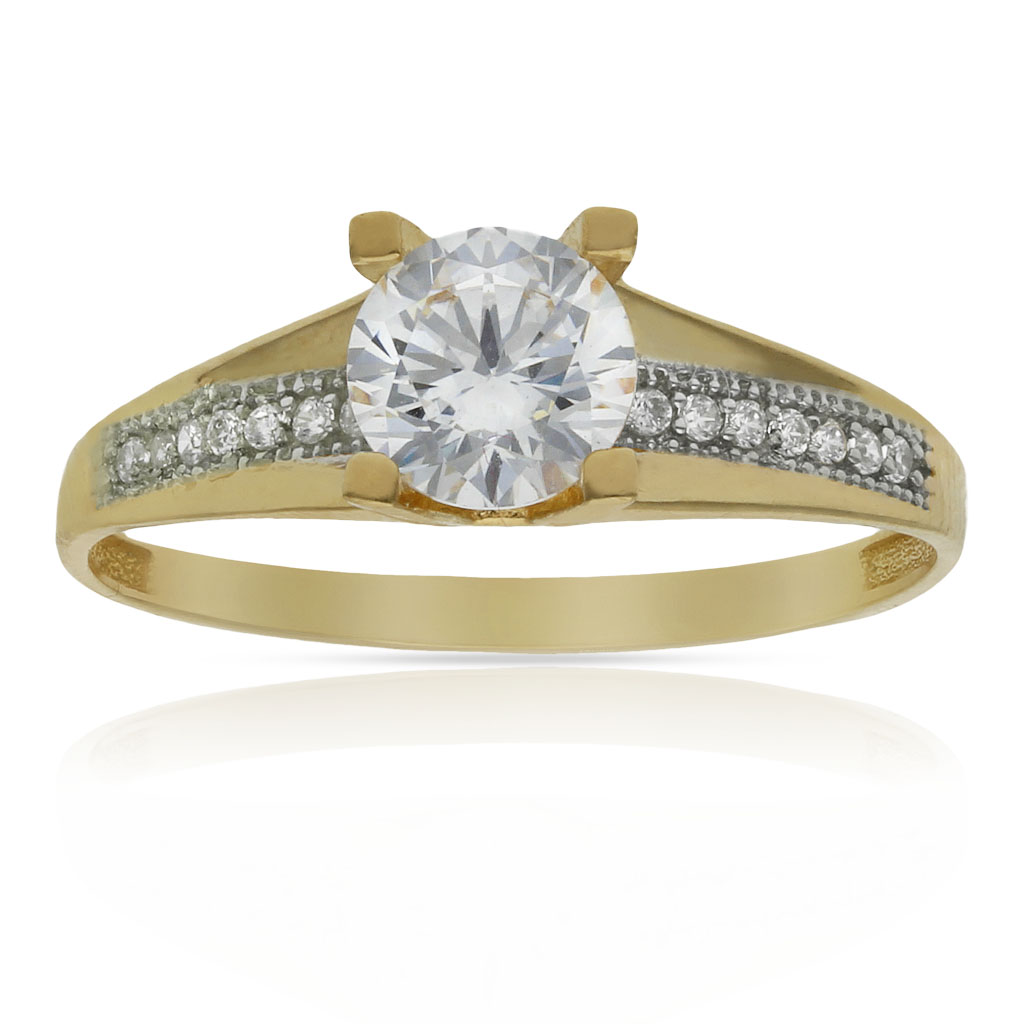 SORTIJA ORO 18KL CIRCONITAS