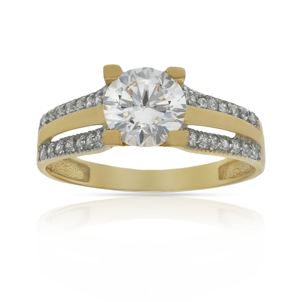 SORTIJA ORO 18KL CIRCONITAS