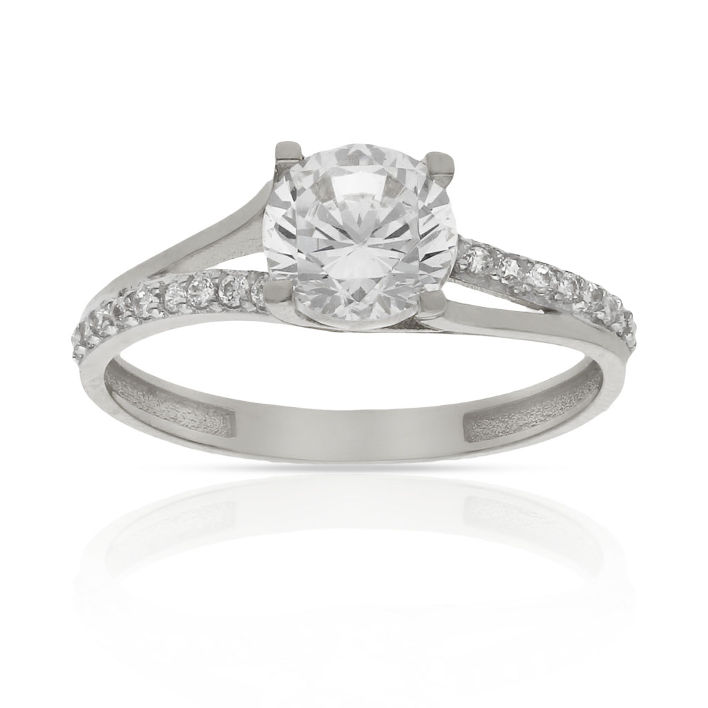 SORTIJA ORO BLANCO 18KL CIRCONITAS