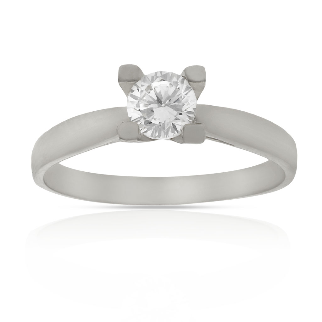 SORTIJA ORO BLANCO 18KL CIRCONITA