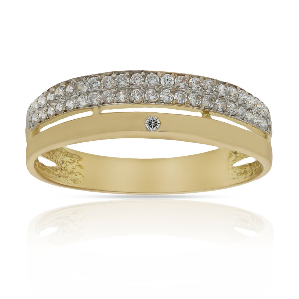 SORTIJA ORO 18KL CIRCONITAS