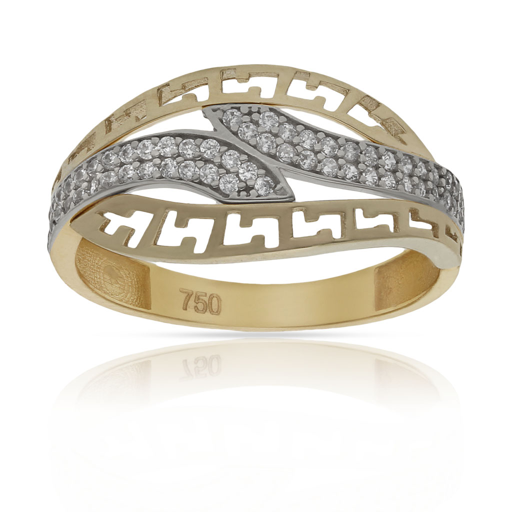 SORTIJA ORO 18KL CIRCONITAS