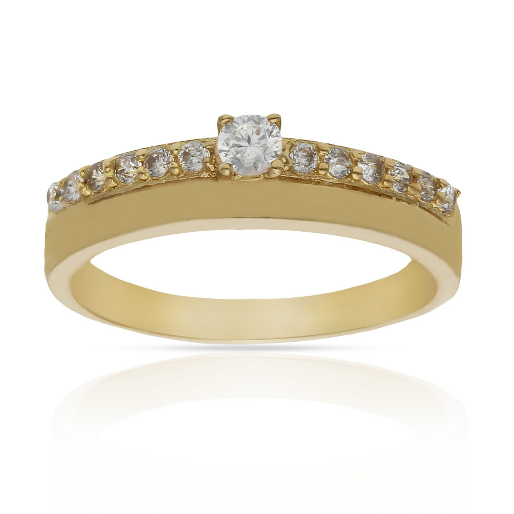 SORTIJA ORO 18KL CIRCONITAS