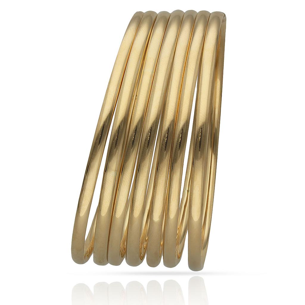 SEMANARIO ORO 18KL HUECO MEDIA CAÑA - 3.50MM