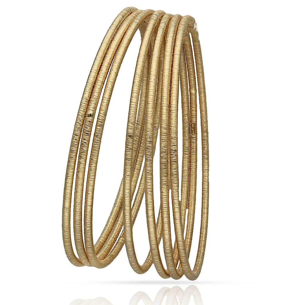 SEMANARIO ORO 18KL HUECO MATIZADO - 2MM