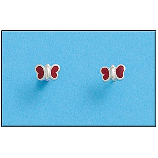 PENDIENTE PLATA 925MM MARIPOSA PEQUEÑA