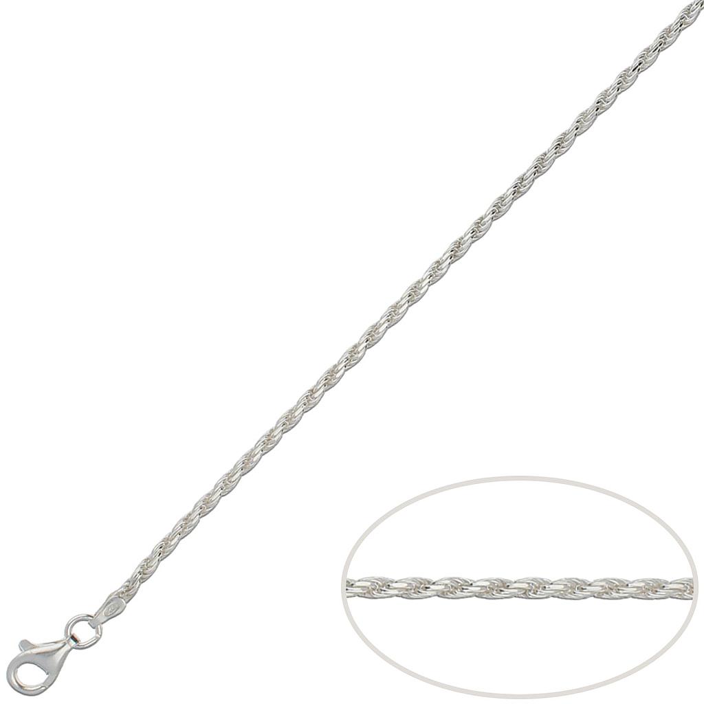 CORDON PLATA 925MM MACIZO - 2.50MM