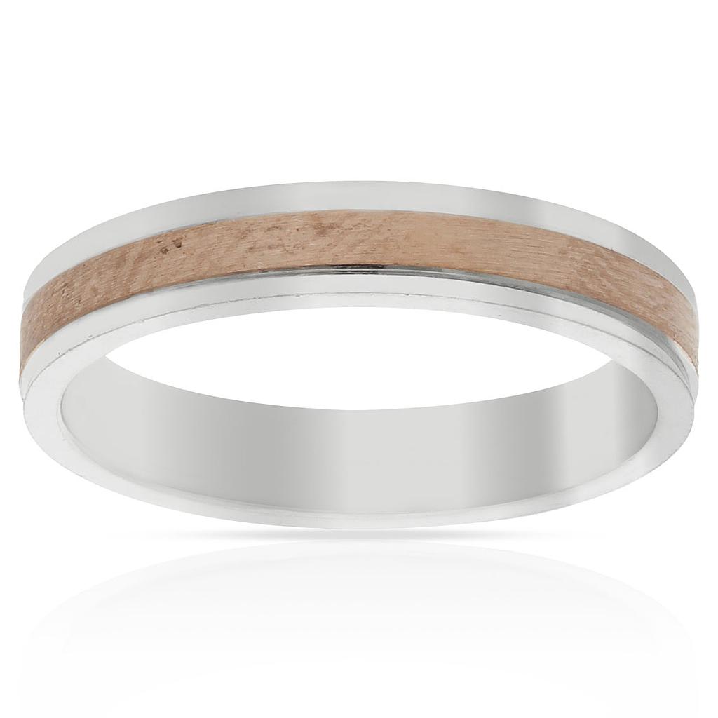 ALIANZA PLATA 925MM BICOLOR - 4MM