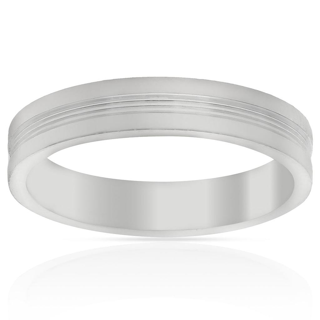 ALIANZA PLATA 925MM - 4MM