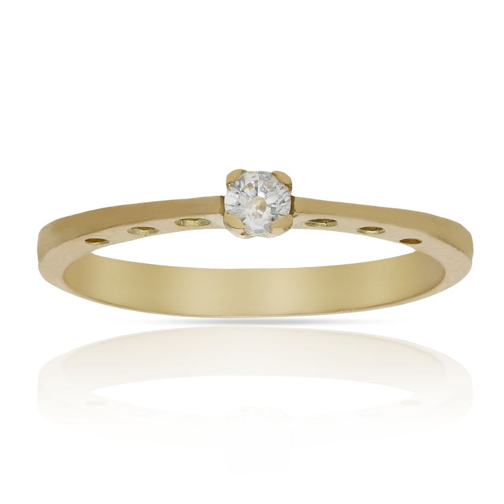 SORTIJA ORO 18KL CIRCONITA