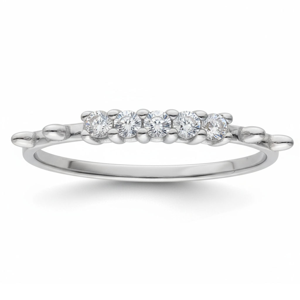 SORTIJA ORO BLANCO 18KL DIAMANTES