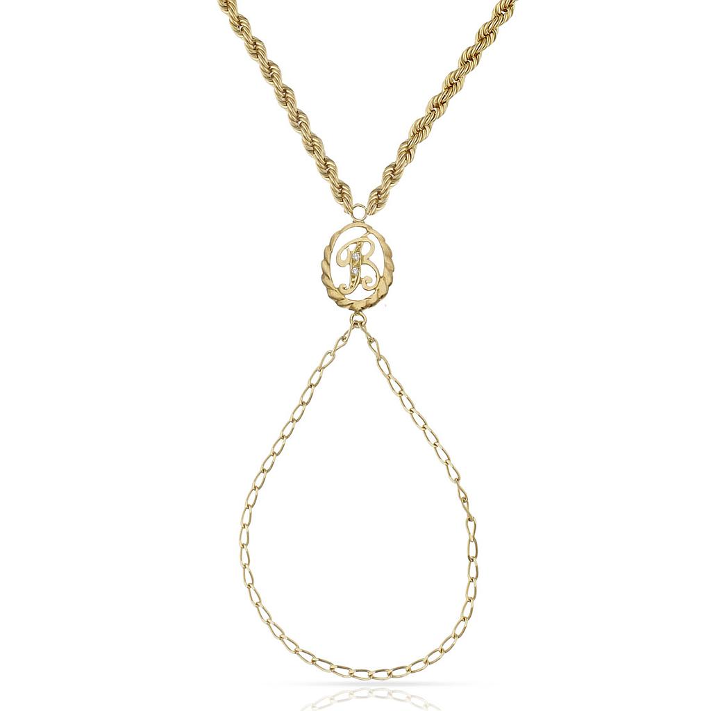 PULSERA ORO 18KL DEDO LETRA