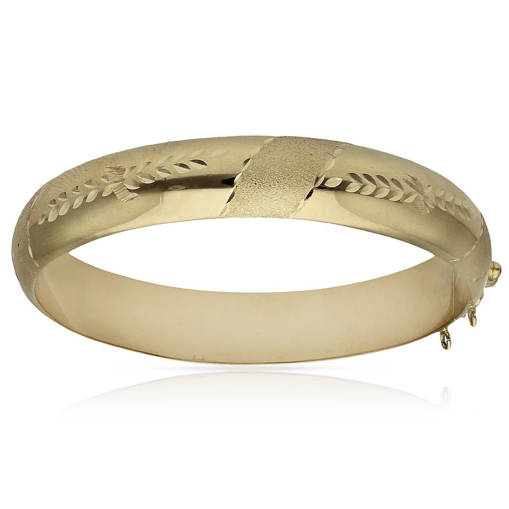 CAÑA ORO 18KL TALLADA -12MM