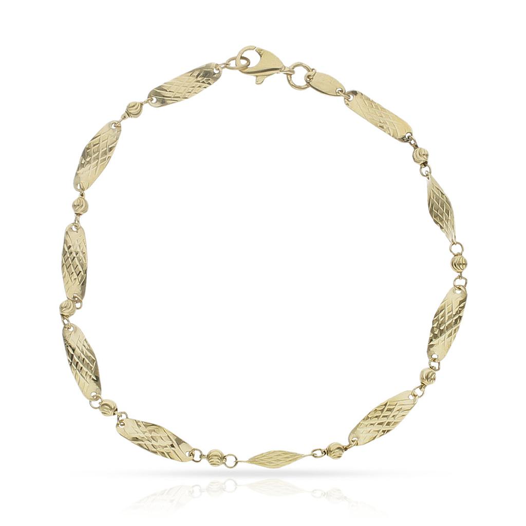 PULSERA ORO 18KL TALLADA - 4MM