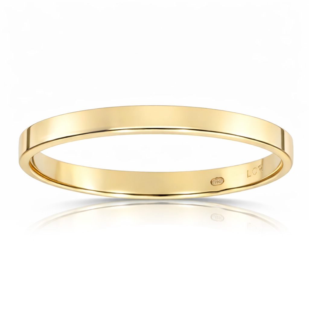 ALIANZA ORO 18KL LISA - 2MM