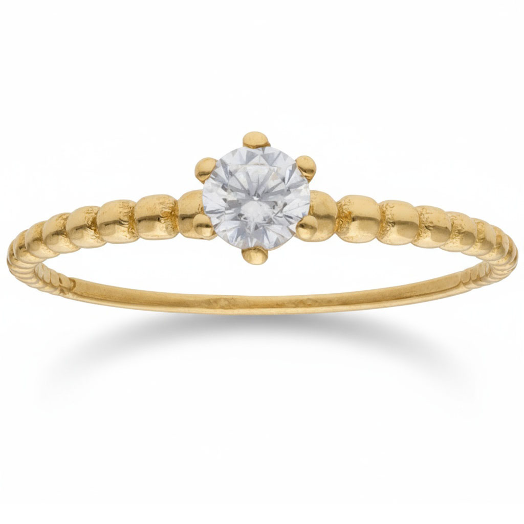 SORTIJA ORO 18KL CIRCONITA