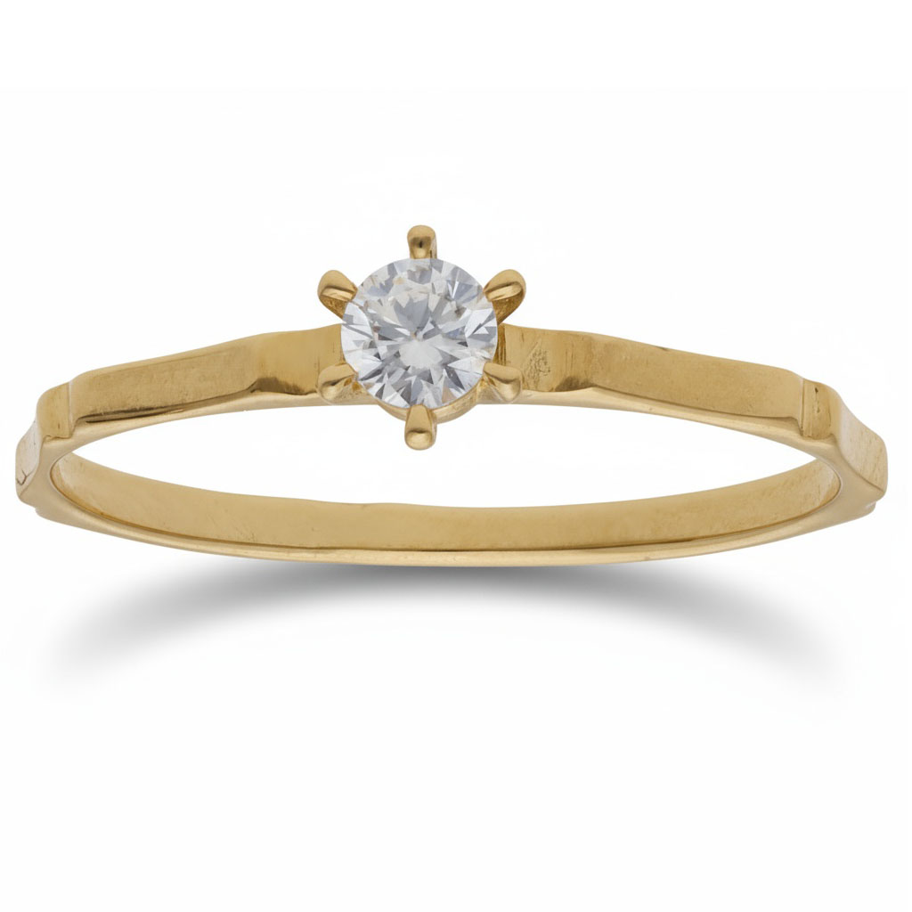 SORTIJA ORO 18KL CIRCONITA