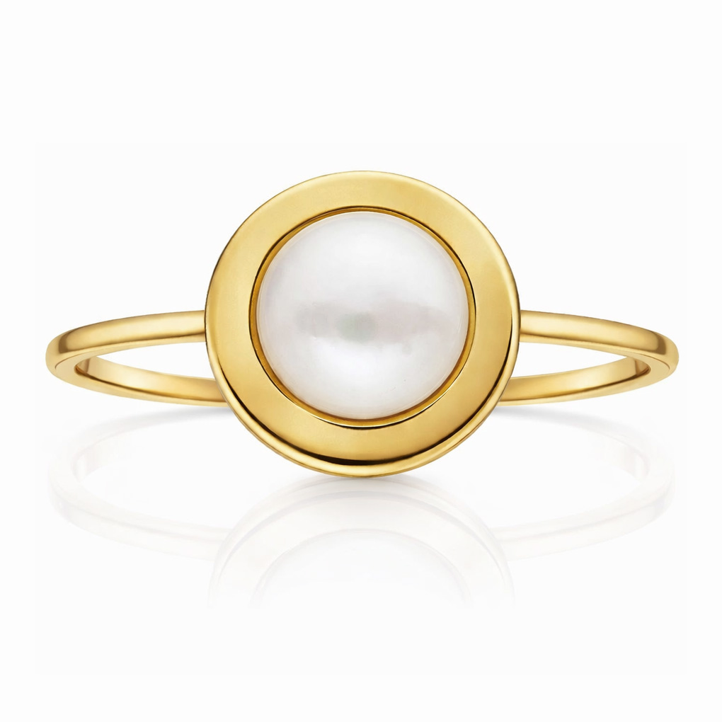 SORTIJA ORO 18KL PERLA