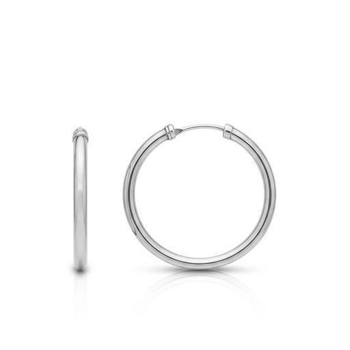 [A25] AROS ORO BLANCO 18KL  20MM