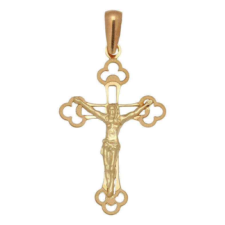 CRUZ ORO 18KL CRISTO - 17x29MM