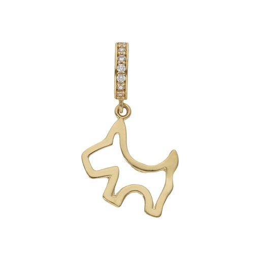 [CH10] CHARMS COLGANTE ORO 18KL PERRO