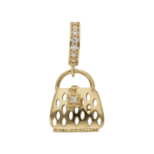 [CH45] CHARMS COLGANTE ORO 18KL BOLSO